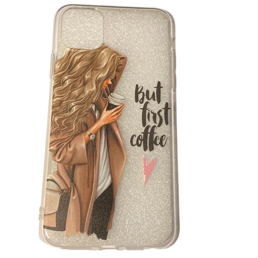 iPhone 11 pro but first coffee soft case